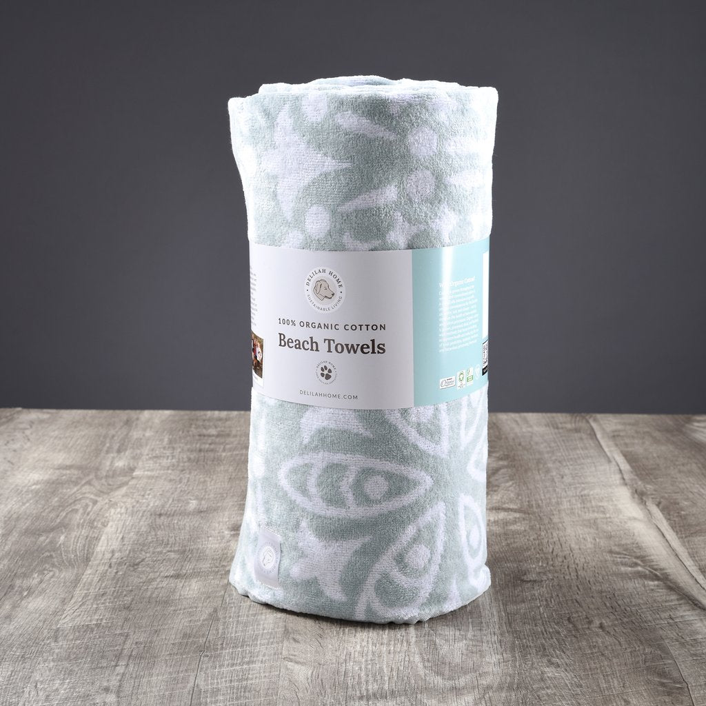 Kiawah Beach Towel Mineral Green