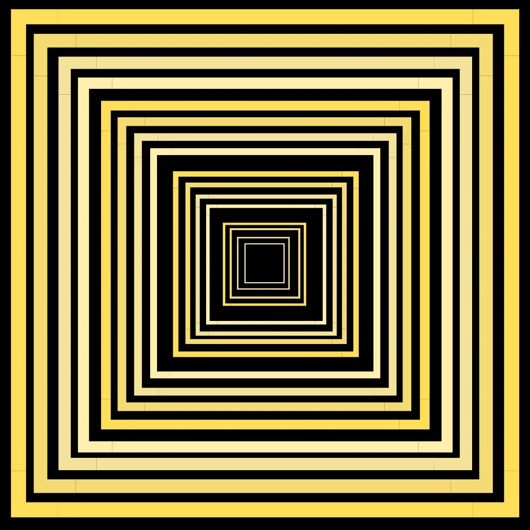 Bandana Gameday Scarf Black & Gold Geometric