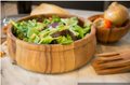 Large Bead Rim Salad Bowl by Ironwood