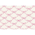 Pink Bow Lattice Placemat