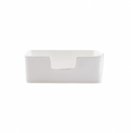 Melamine Lastra White Guest Napkin Holder