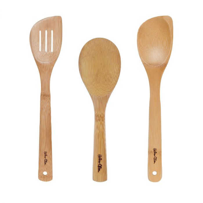 Bamboo 3pc Spoon Set
