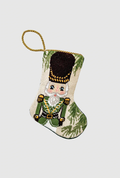Bauble Stocking Vietri Nutcracker Green