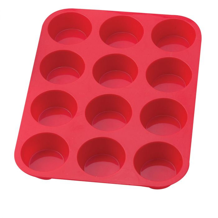 Mrs. Anderson's Baking Silicone Muffin Pan, 12 Cup