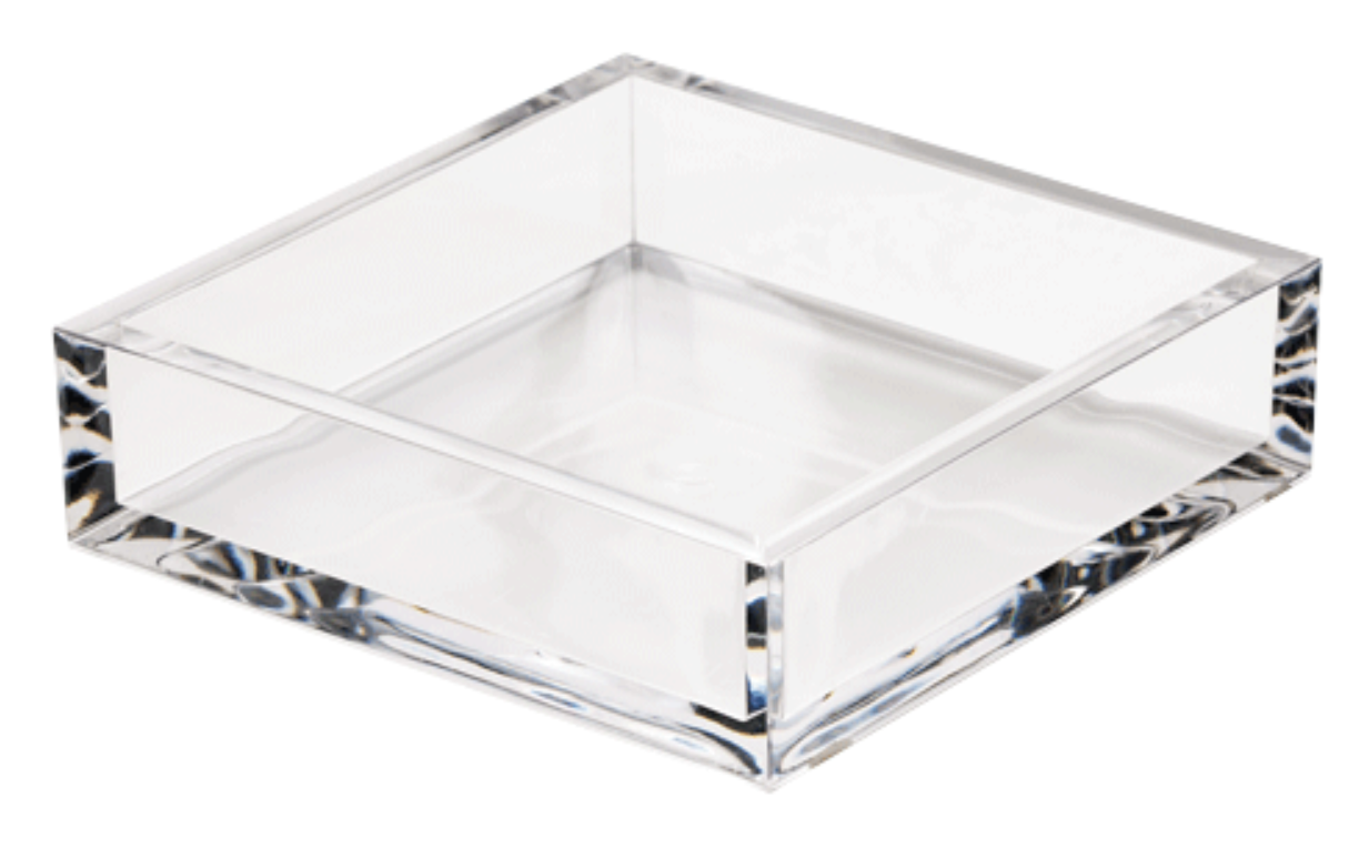 Luncheon Napkin Crystal Acrylic Holder