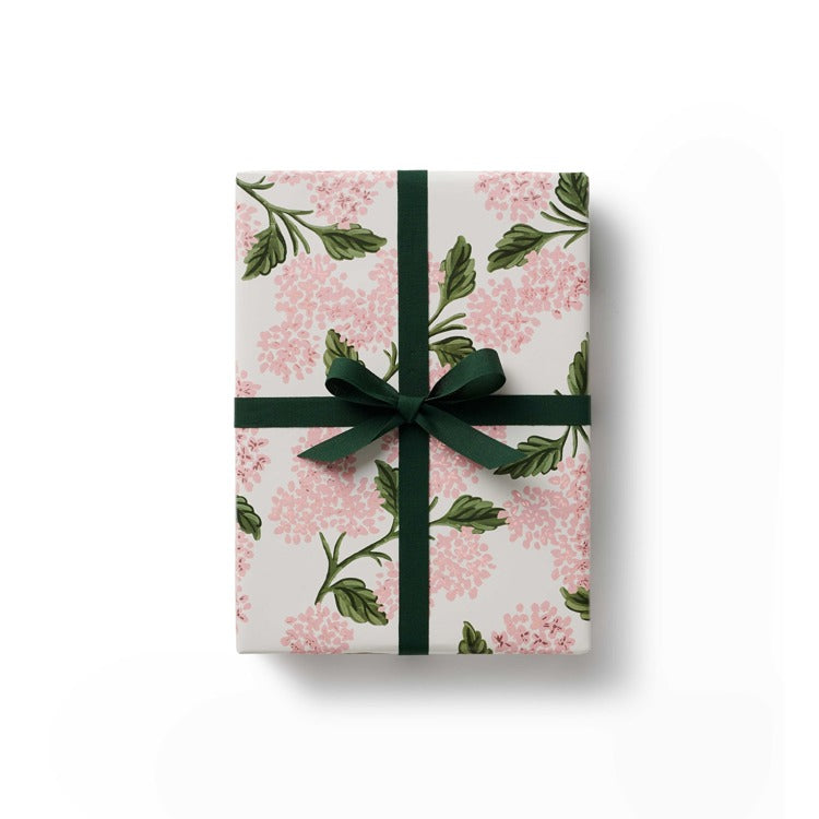 Pink Hydrangea Continous Wrapping Roll