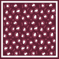 Bandana Gameday Scarf Maroon & White Print