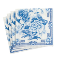 Cocktail Napkins : Blue & White