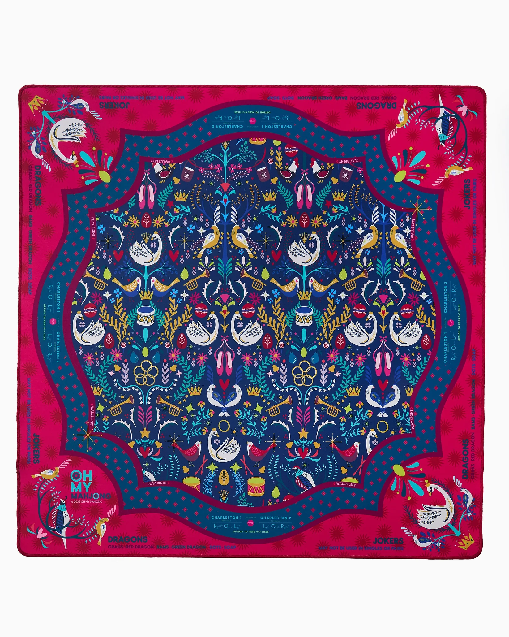 Pear Tree Mahjong Mat Retired