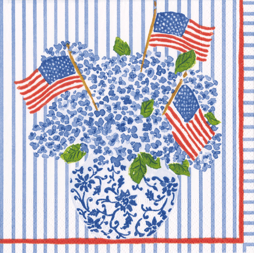Luncheon : Flags and Hydrangeas retired