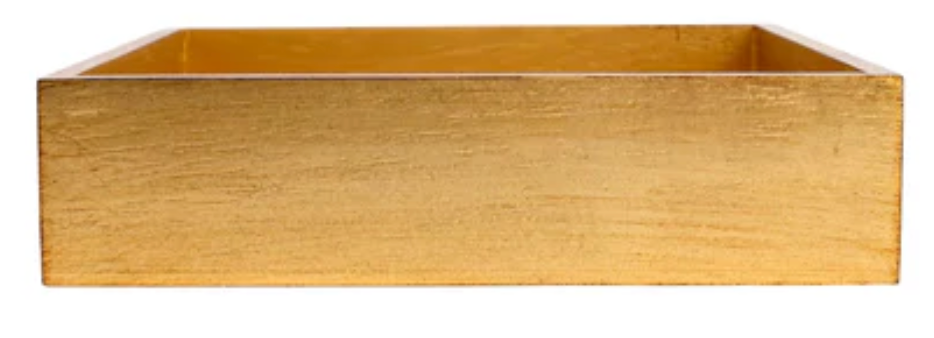 Florentine Wooden Accessories Gold Dinner Napkin Holder