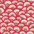 Cocktail Napkins : Pontchartrain Scallop Red