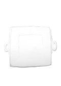 Lastra Square Platter White