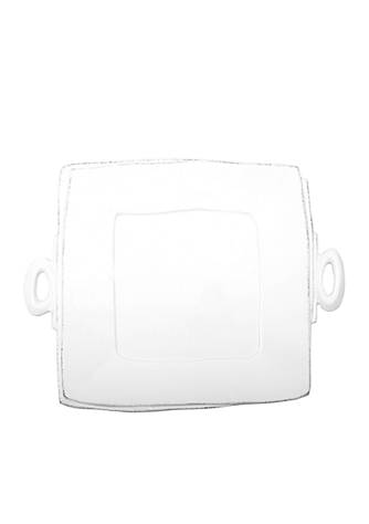 Lastra Square Platter White