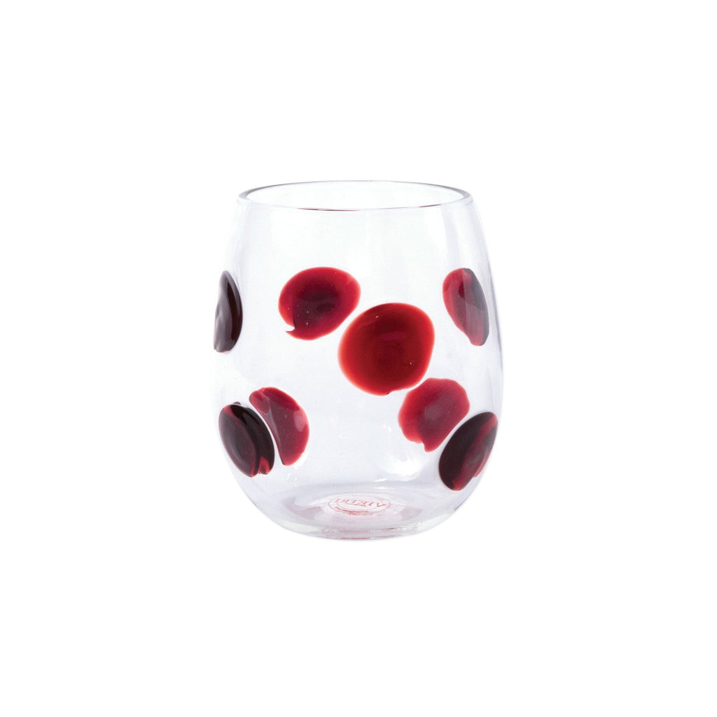 Drop Red Stemless Wine