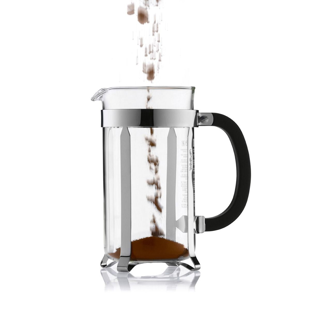 The Kitchen Table Bodum Chambord 8-cup French press coffee maker with glass carafe and stainless steel frame