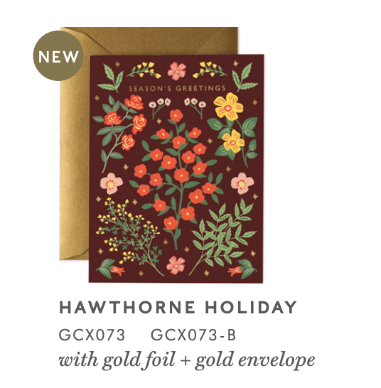 Hawthorne Holiday Card