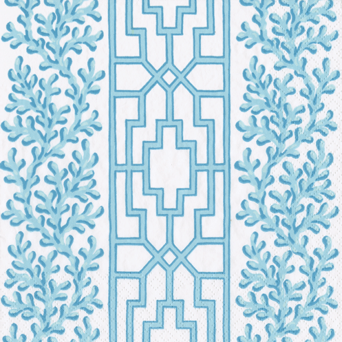 Cocktail Napkins : Coral and Trellis Robin'S Egg