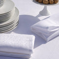 LJF Placemat Portofino Fiori White