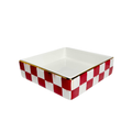Cherry Check Cocktail Napkin Holder