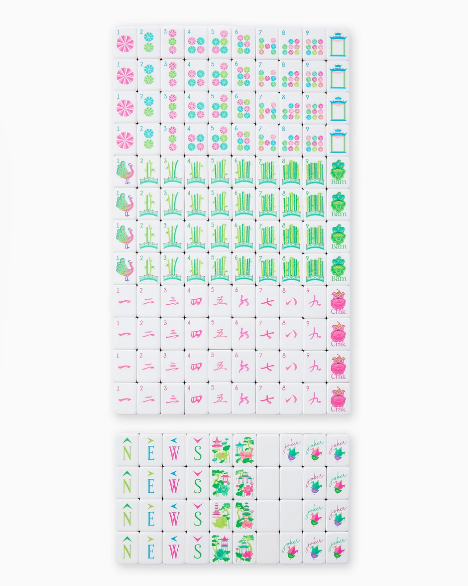 Glow Wild Mahjong Tile Set