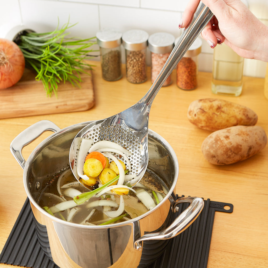 Precision Pierced Straining Spoon