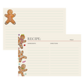 Gingerbread Man Recipe Cards