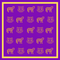 Bandana Gameday Scarf LSU Logo