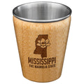 Bamboo Shot Glass - Mississippi