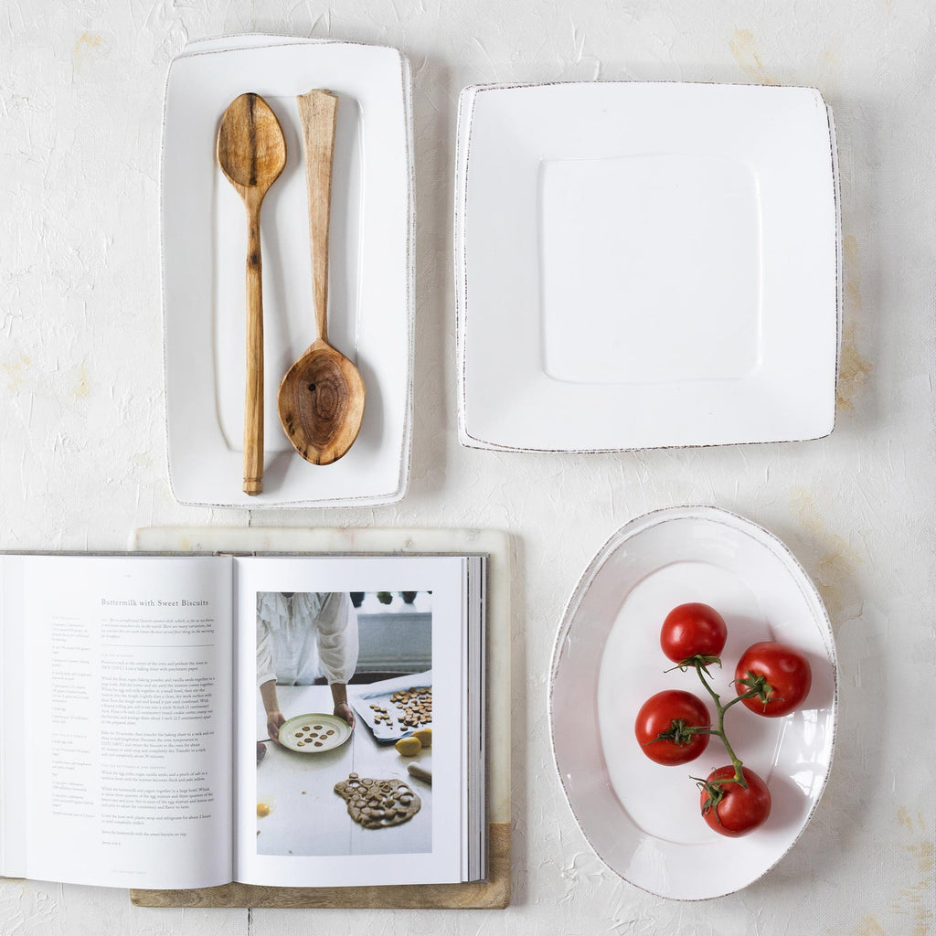 Lastra White SM Oval Platter