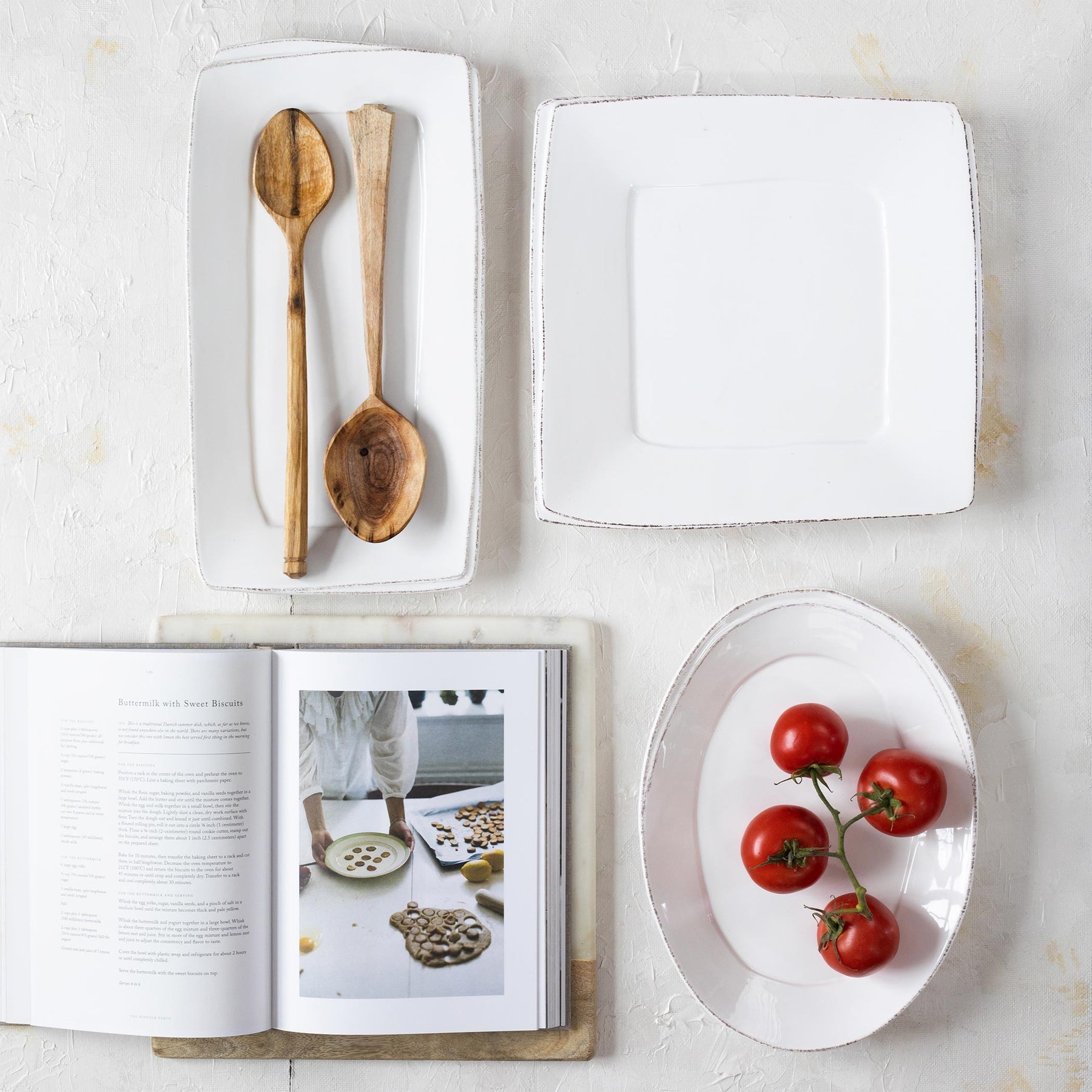 Lastra White SM Oval Platter