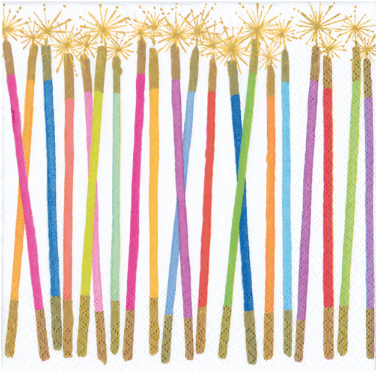 Luncheon Napkins : Candles