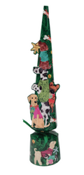 Dogs Decorating Tree Pet Favor