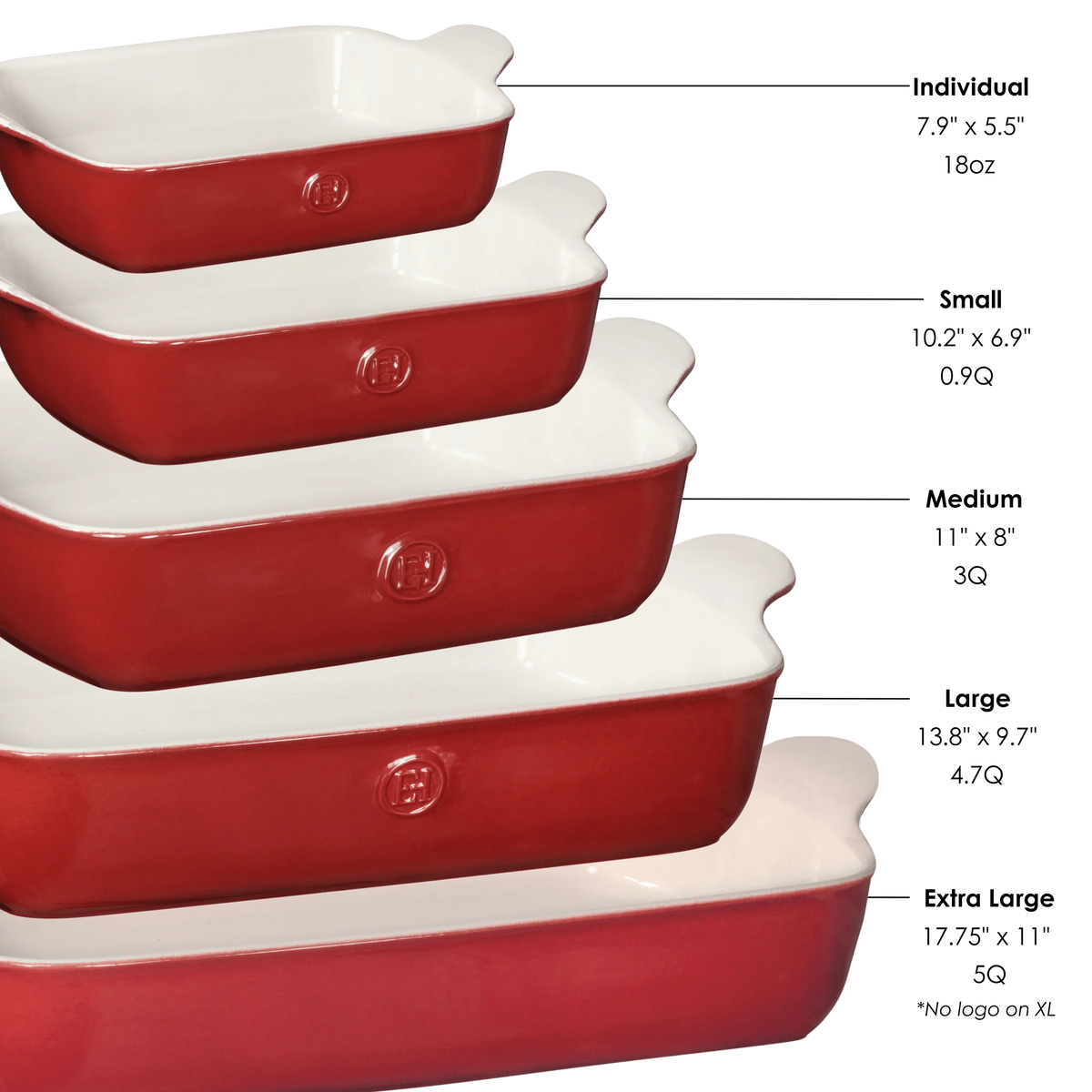 Small Rectangular Baker Rouge