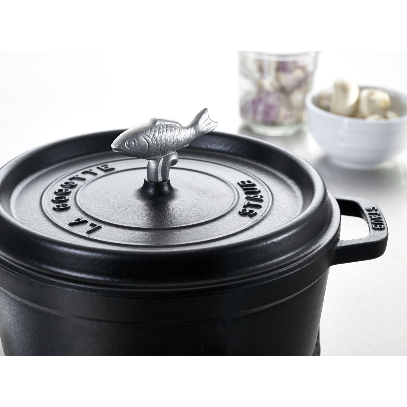 Animal Stainless Knob - Fish