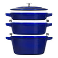 Stackable 4-pc Set Dark Blue