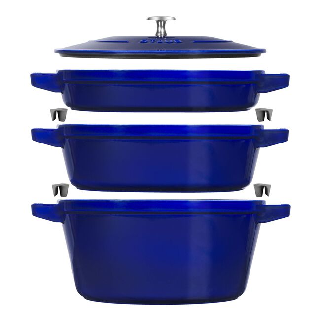 Stackable 4-pc Set Dark Blue